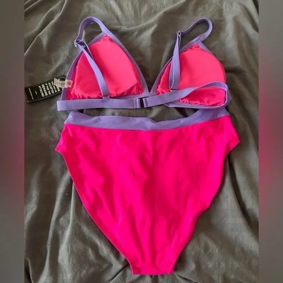 Blooming Jelly two piece bathing suit. Size large. - Picture 2 of 3